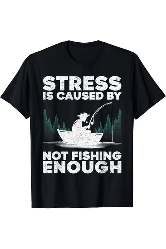 Fishing Design for Men and Women Bass Fly Fishing Lovers Gift Unisex T-Shirt