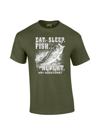 Ocean Fish Shirt saltwater Fishing With Ruler to Measure Fish-unisex 