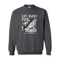 thumbnail image 1 of Fishing Eat Sleep Fish Unisex Adult Long Sleeve Crewneck Sweatshirt-Charcoal-xxl, 1 of 4