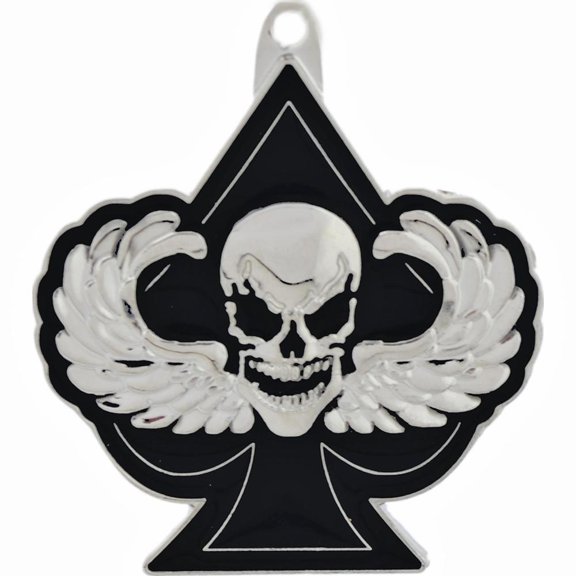Eagle Emblems KC2549 Key Ring - Death Wings, Bright-Shine - 1.63 in.