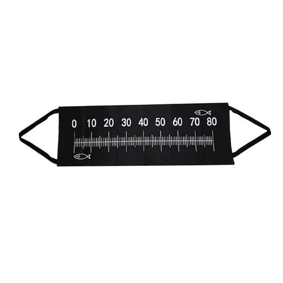 Fishing Equipment Landing Mat with Tape Measure 100x30cm Foldable Fishing Unhooking Mat Portable Fish Protections Pad
