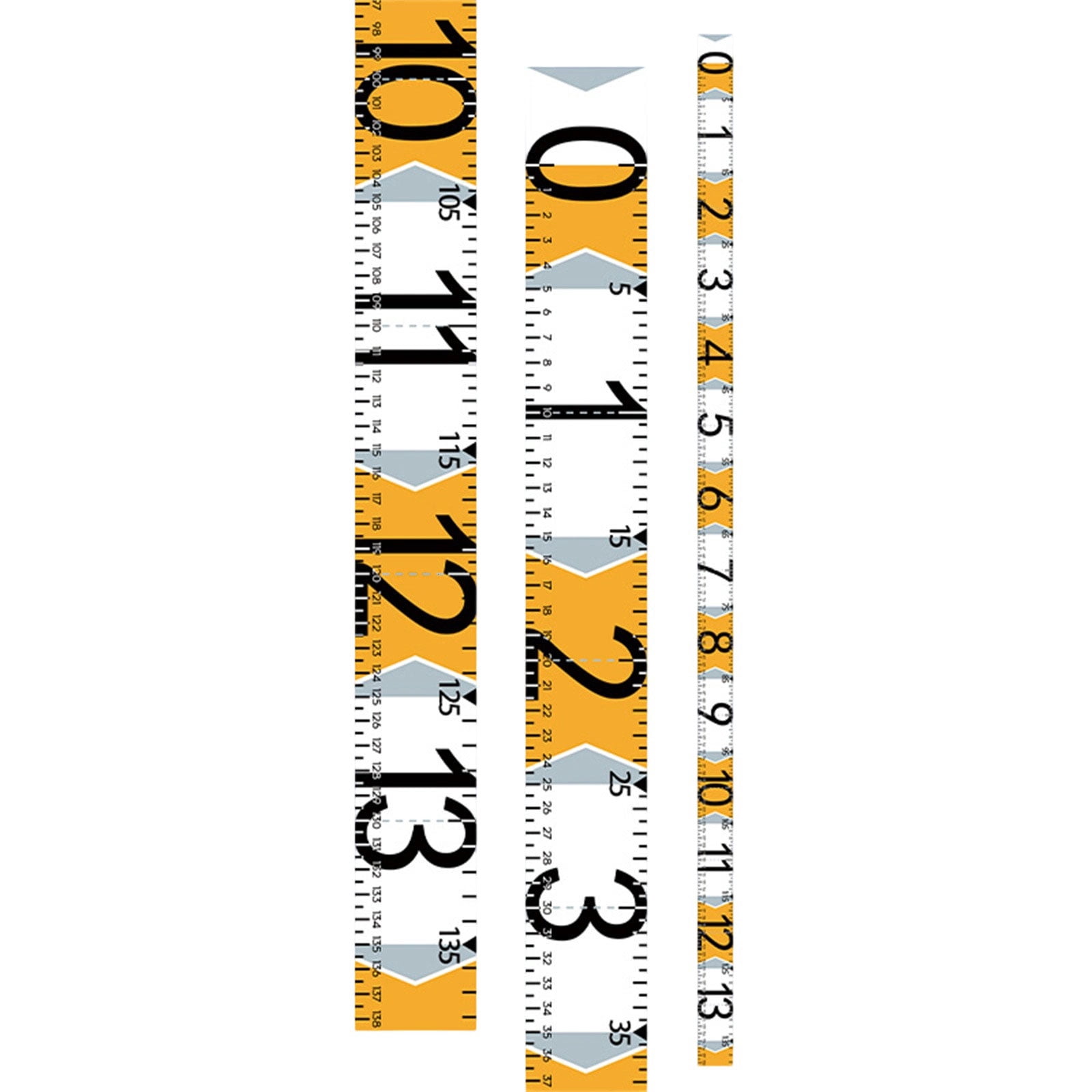 Mountable Fish Ruler Tape Fishing Essential Portable Fish Ruler Measurement Tool for Anglers ...