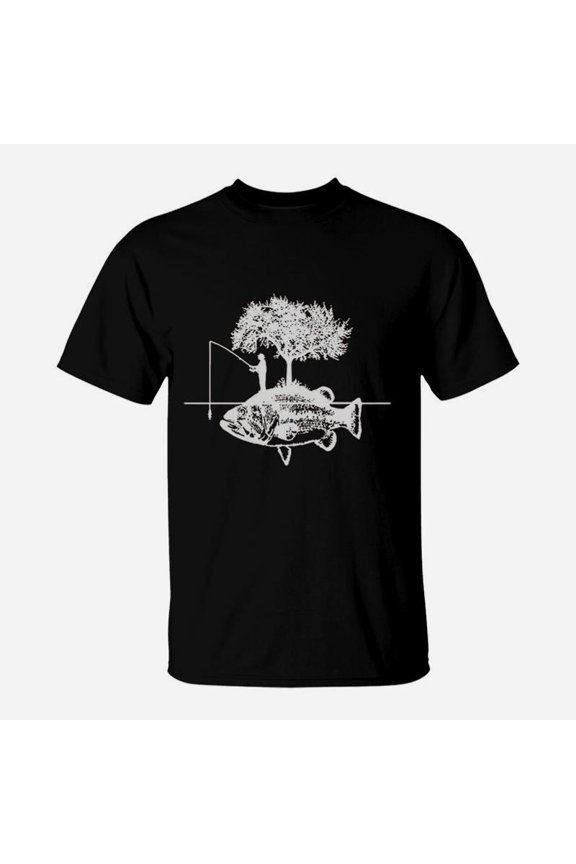 Fishing Fisherman Id Rather Be Eat Sleep Standing On Fish TShirt
