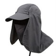 thumbnail image 1 of Fishing Flap Caps Men Women Quick Dry Sunshade UV Protection Removable Neck Cover Outdoor Sportswear Accessories, 1 of 1