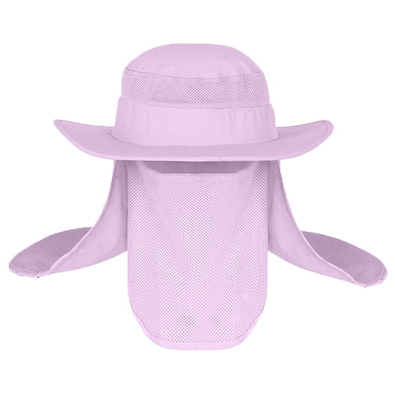 Fishing Flap Caps Men Women Sun Protection Summer Quick-drying Hat Outdoor Face Wide Brim Bucket Hat For Fishing Climbing