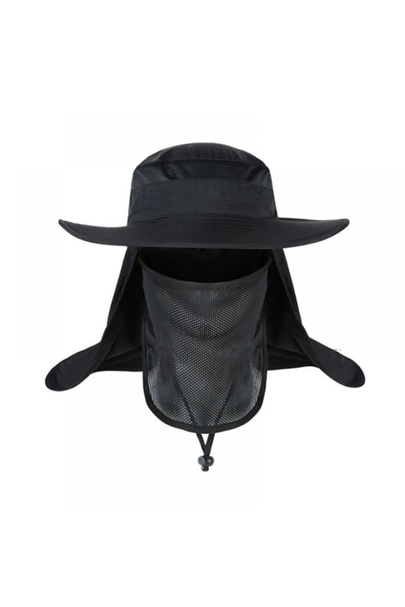 Fishing Flap Caps Sun Cap Men Women Windproof Sunshade Detachable / Removable Ear Neck Cover Fishermen Hat Outdoor Sportswear Accessories
