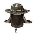 thumbnail image 1 of Fishing Flap Caps Windproof Sunshade Removable Ear Neck Cover Fishermen Hat, 1 of 9