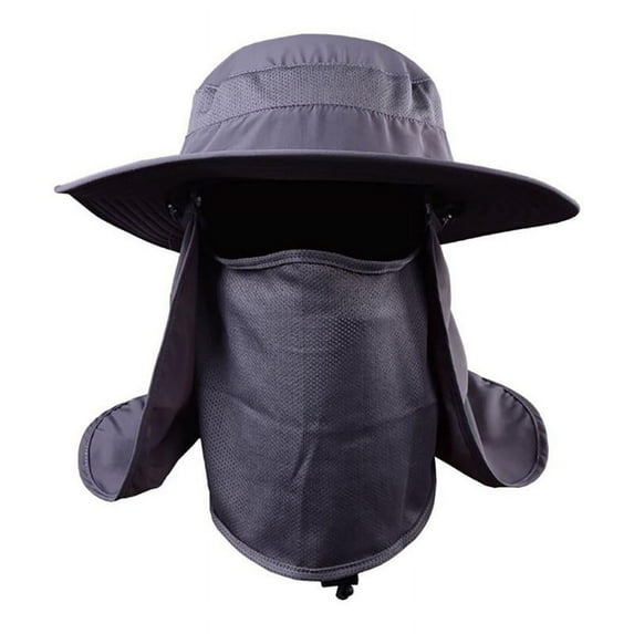 Fishing Flap Caps Windproof Sunshade Removable Ear Neck Cover Fishermen Hat