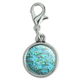 thumbnail image 1 of Fishing Flies Lures Fish Pattern Antiqued Bracelet Pendant Zipper Pull Charm with Lobster Clasp, 1 of 5
