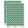 thumbnail image 1 of Fishing Float Bobber 200+ Round Stickers - Dark Green - Gloss Finish - 0.50" Size, 1 of 3