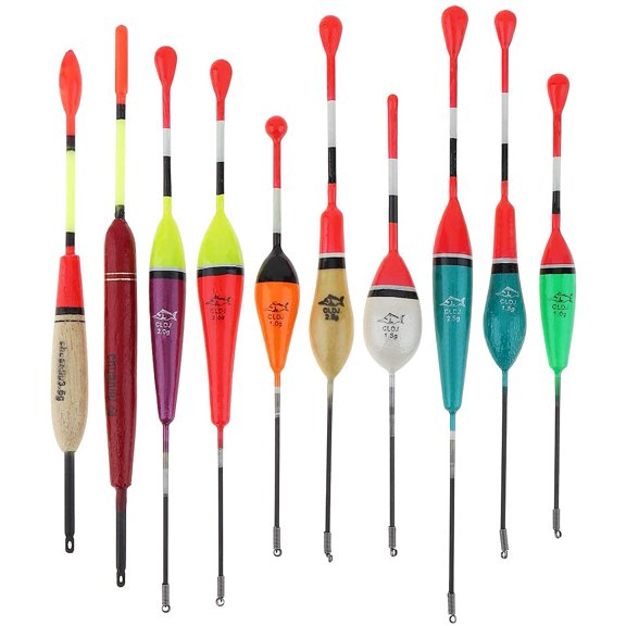 Fishing Float and Bobber - Trout Wood Slip Spring Oval Stick for Fishing