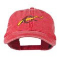 thumbnail image 1 of Fishing Floating Jig Embroidered Washed Cap - Red OSFM, 1 of 5