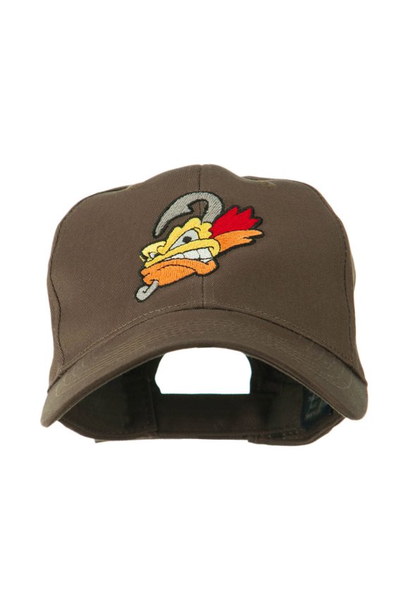 Fishing Fly Face Embroidered Cap - Brown OSFM
