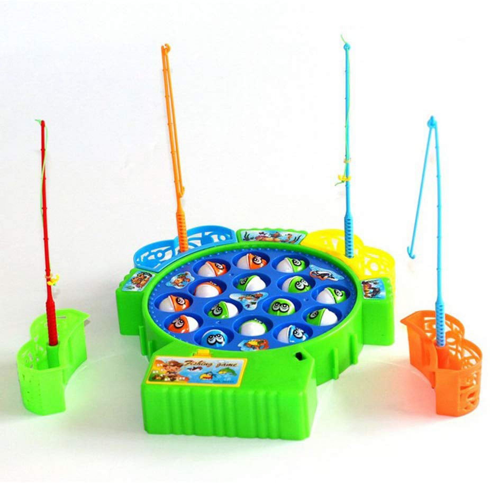 Fishing Game Mini Fishing Toy Colorful Fishing Game, Educational Toy Set  for Kids, Gift For Birthday, Party, Christmas, Halloween, New Year