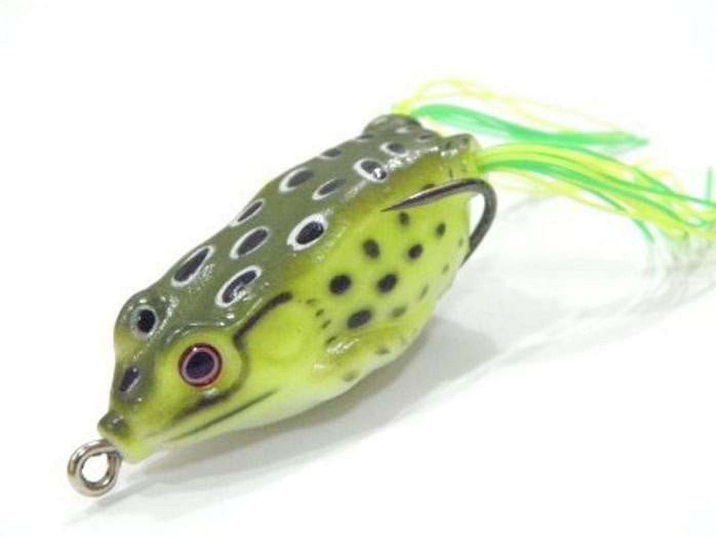 Fishing Gear 5 Hollow Body Topwater Frogs Fishing Lures Baits With 