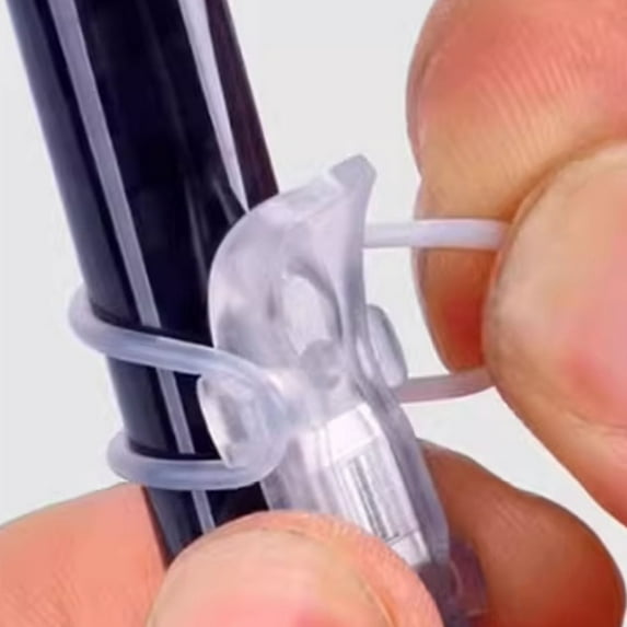 Fishing Gear Accessories Fishing Rod Hook Holder Fast Snap Ring with 2 Fixed Rings for Outdoor Enthusiasts