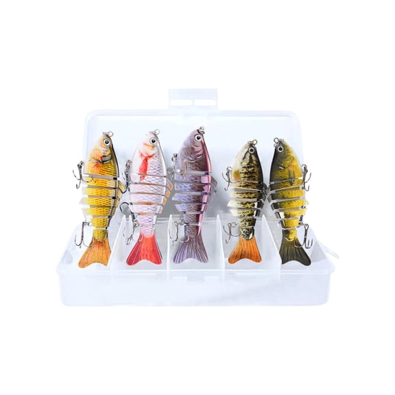 Fishing Gear - Bionic Swimming Bait, Probero Bionic Swimming Bait, Robotic Fishing Lures for Freshwater, 3D Bionic Swimming Lure Swims Just Like A Real Injured Bait Fish - #10001