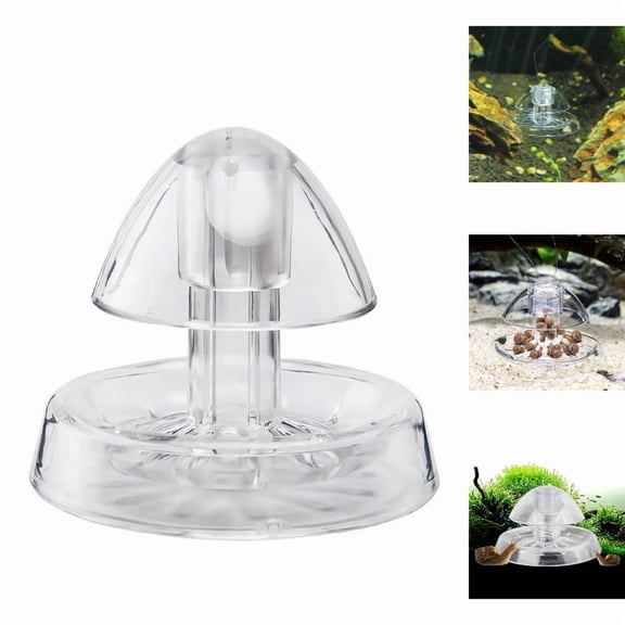 Fishing Gear Clear Trap For Aquarium Invertebrate Catching With Planarian Leech For Freshwater Tanks, 6x4 cm, Clear2