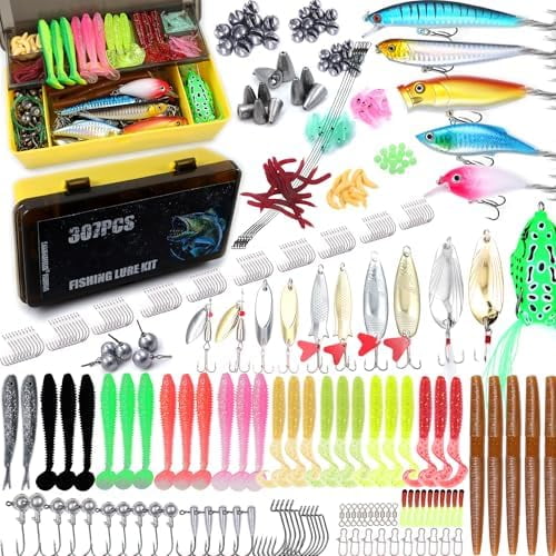Fishing Gear Fishing Lures All-in-one Tackle Box Minnow Crankbait Spinnerbaits VIB Jigs Hooks Paddle swimbaits Frog Lure Spoon Sinking Lure for Bass Trout Walleye Redfish$$Sport & Recreation Other