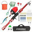 thumbnail image 1 of Fishing Gear Kit for All Skill Portable Freshwater Saltwater Angler, 1 of 8