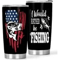 thumbnail image 1 of Fishing Gifts For Men - 20oz Fishing Tumbler Gifts for Fishermen - Birthday Gifts for Dad from Daughter - Cool Christmas Gifts For Husband - I Would Rather Be Fishing Tumbler with Lid, 1 Piece, 1 of 6