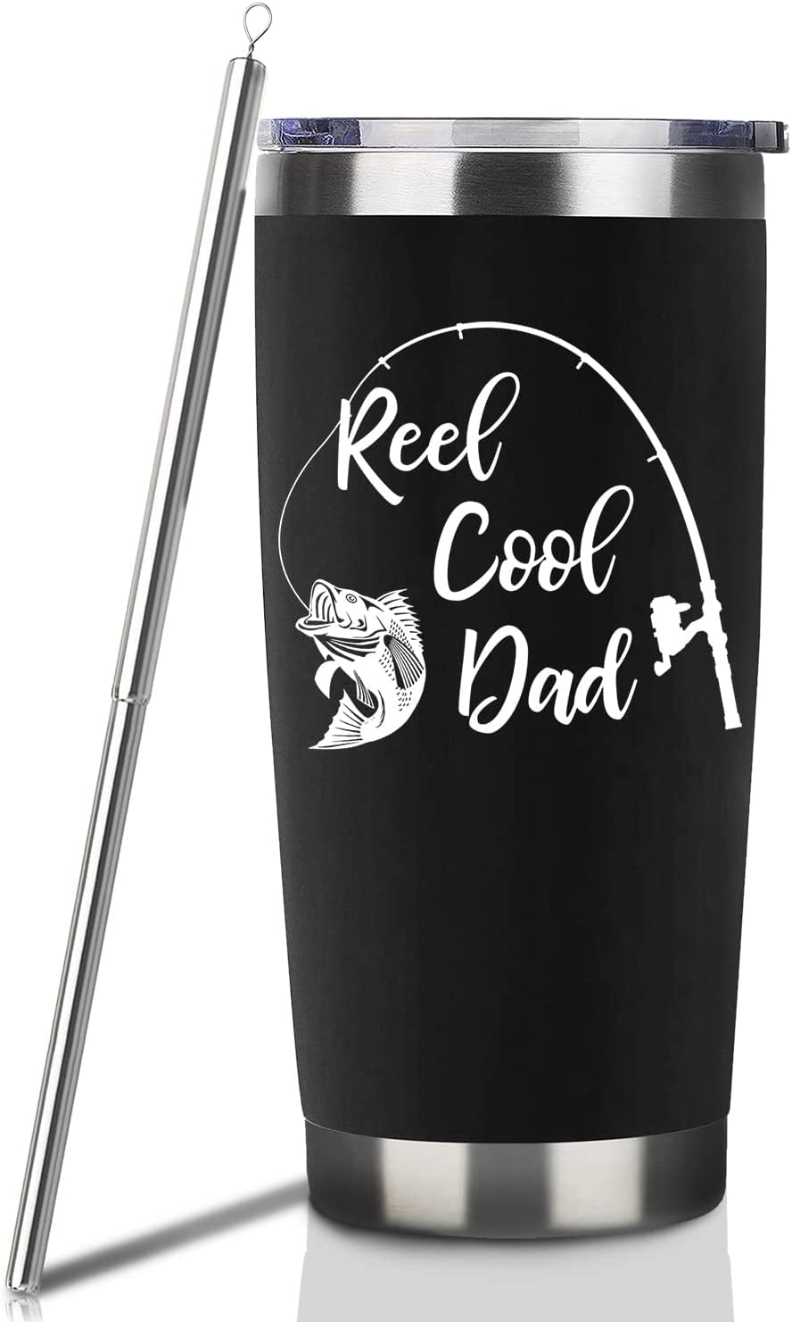 Fishing Gifts For Men Birthday Gift For Dad 20oz Black Real Cool
