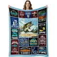 thumbnail image 1 of Fishing Gifts for Men Women Unique, Fishing Gifts Blanket Funny Fishing Gifts for Boys Dad Kids, Best Fishing Gift for Fisherman, for Fishing Lovers, Fishing Gag Gifts for Men, 1 of 6