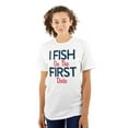 thumbnail image 1 of Fishing Girls Cute Flirty First Date Women's Plus Size Graphic Tee Brisco Brands 5X, 1 of 5