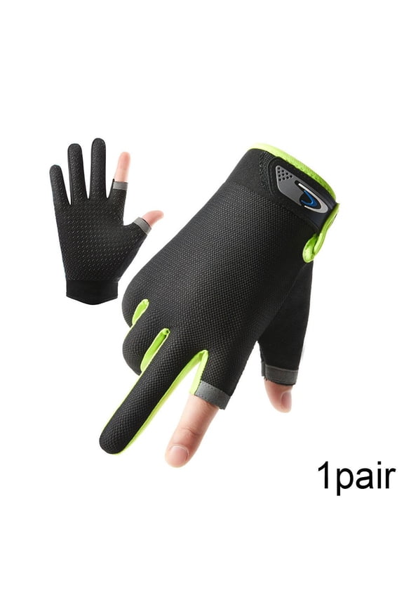 Fishing Gloves Anti-Slip Hunting Shooting Waterproof Sun Protection,, U1J7