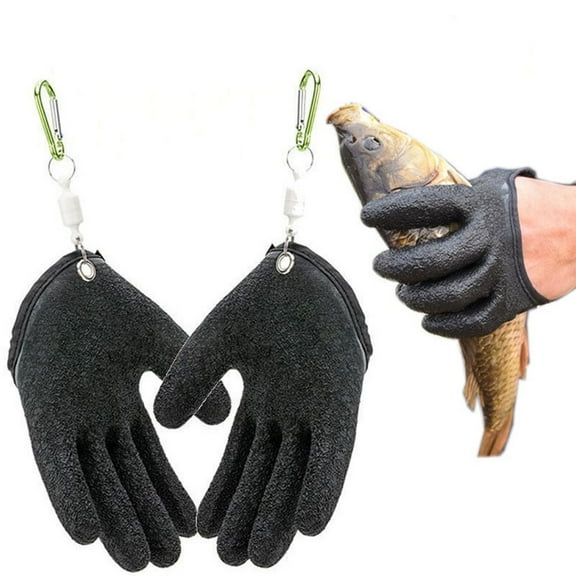 Fishing Gloves Anti Slip Protect Hand from Puncture Scrapes Fisherman Professional Gloves Left Right