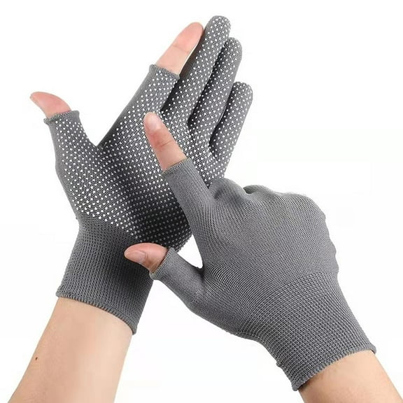 Fishing Gloves Anti-Slip Sunscreen Angling Gloves With Anti Slip Grips New G6