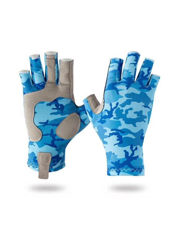 Fishing GlovesHalf Finger Gloves Sweat Absorbent Breathable Gloves ,Flexible and Comfortable
