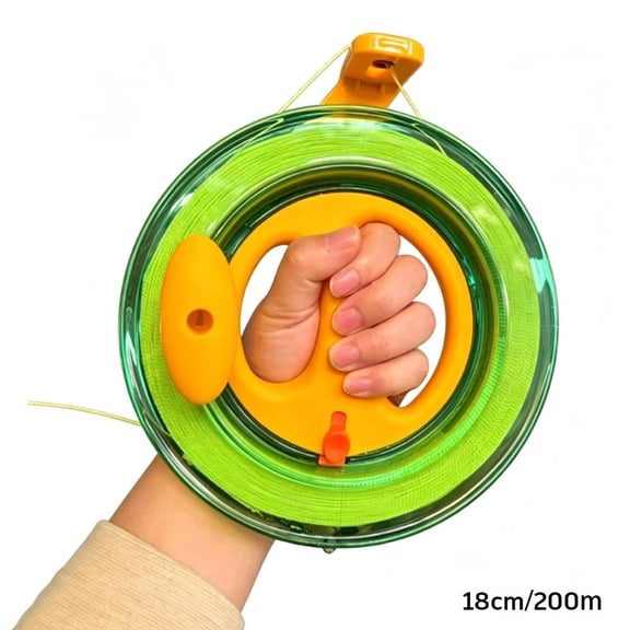 Fishing Hand Reel with Foldable Handle, One-Button Brake & Spool for Saltwater Boat Trolling, Smooth Line Guide for Big Game Shore Fishing, Kayak Hand Line Reel