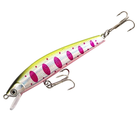 Fishing Hard Trout Lure Painted , Long Casting Durable ABS, for Freshwater Saltwater