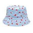 thumbnail image 1 of Fishing Hat CQXIDFH Tie Dye Reversible Bucket Hat, European Fashion Basin Cap, Breathable Summer Sun Shade Hat for Unisex, Muslim Hat (Blue, One Size), 1 of 2