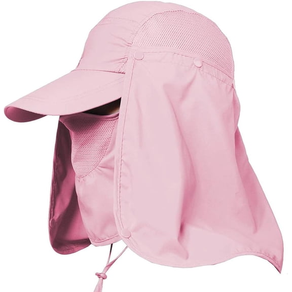 Fishing Hat Men/Women Outdoor Sport Hiking Hat UV Protection Face Neck Flap Sun Cap
