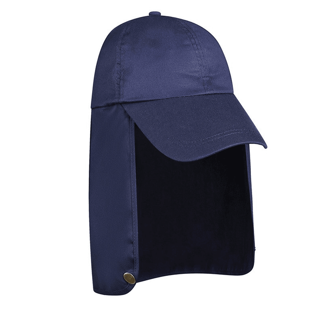 Fishing Hat Sun Cap with Neck Cover Flap, Sun Protection Baseball Cap