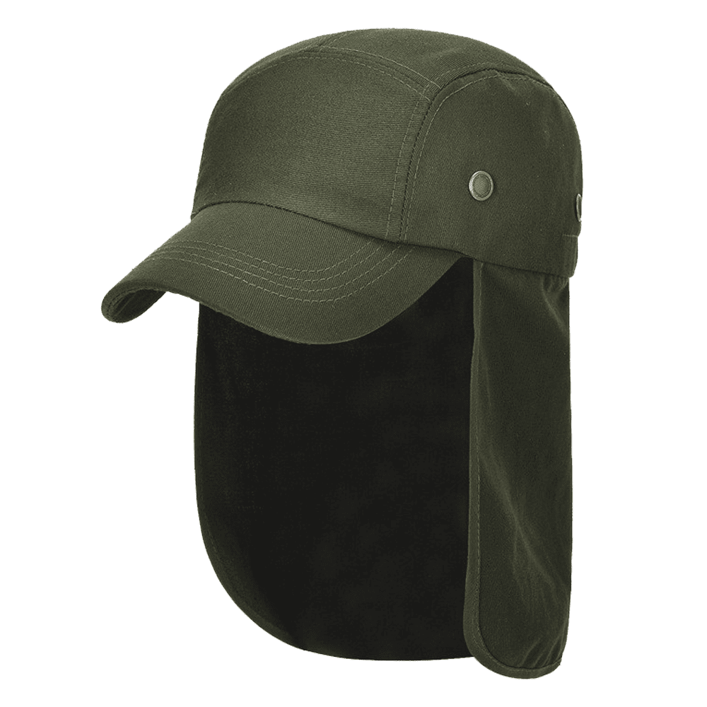 Fishing Hat Sun Cap with Neck Cover Flap, Sun Protection Baseball