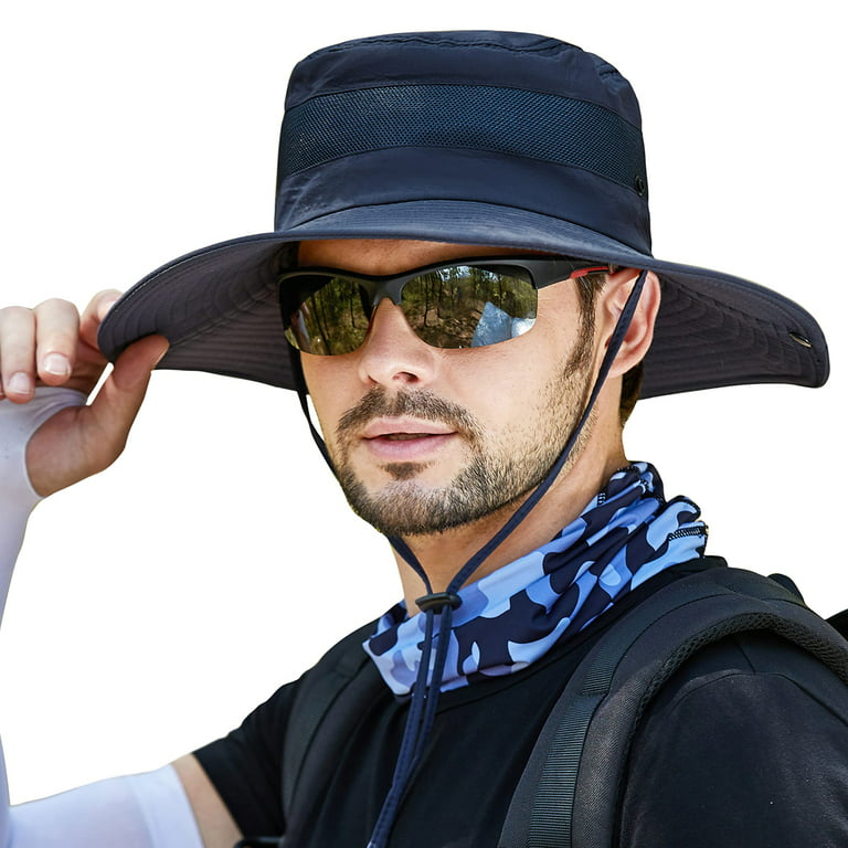 Fishing Hat Sun Hat for Men, Wide Brim Sun Hat, Adjustable Safari