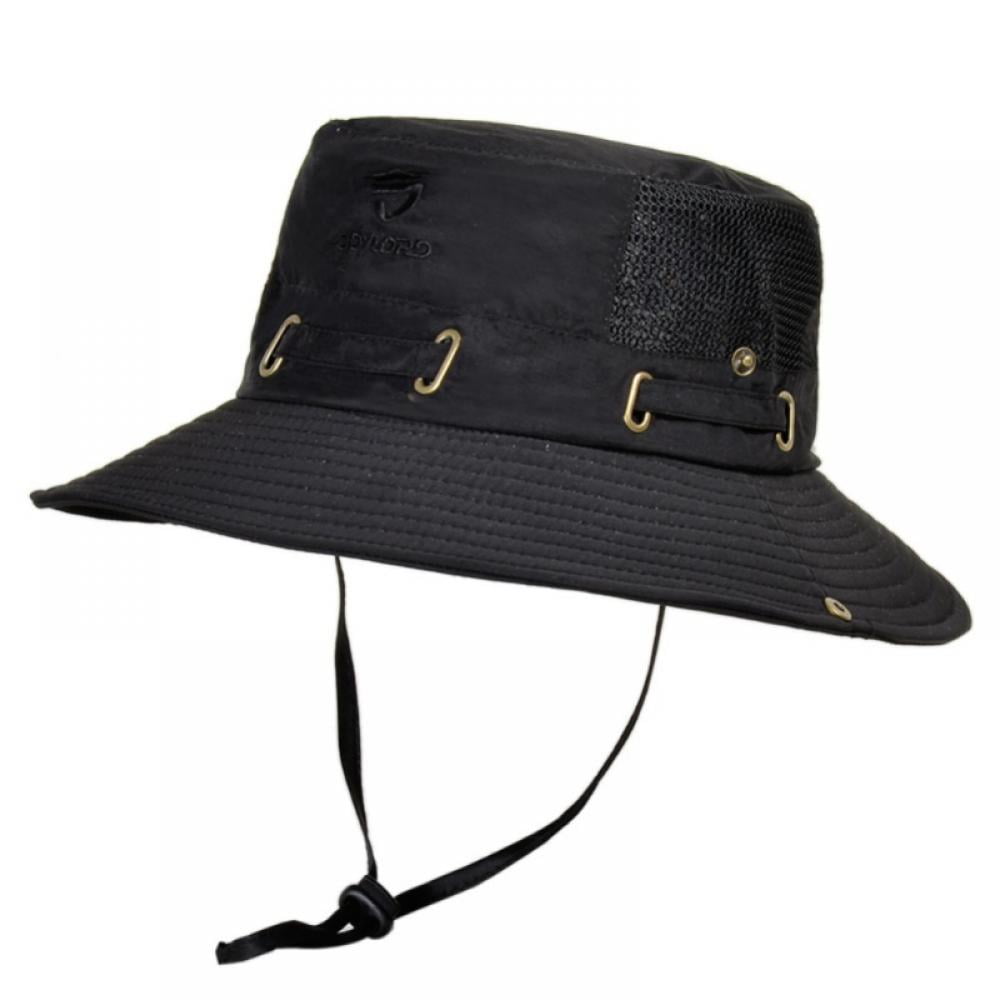 ZHAGHMIN Gym Hats For Women Breathable Wide Brim Boonie Hat Outdoor Mesh  Cap For Travel Fishing Straw Hat Gentlemen Boy'S Bucket Hat Black Kids  Bucket