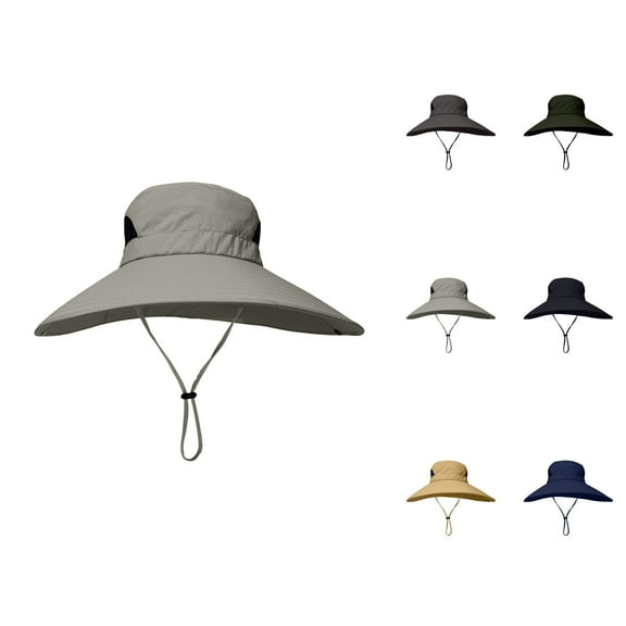 Fishing Hats for Men and Women – Outdoor Wide Brim Sun Hat UV Protection, Breathable Quick-Dry Bucket Hat for Hiking, Camping, Pool, and Travel