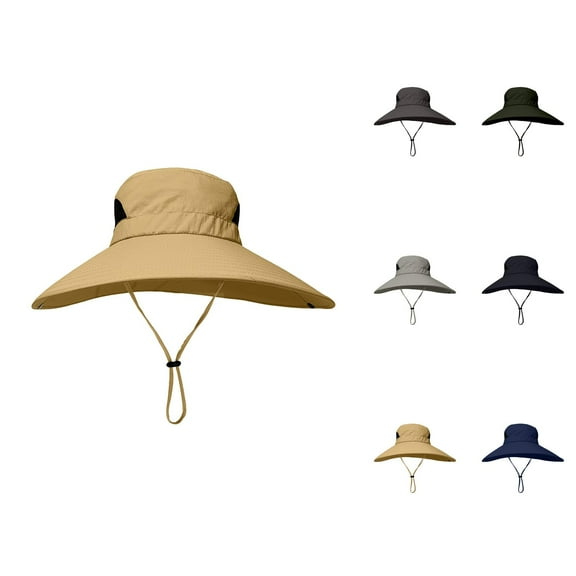 Fishing Hats for Men and Women – Outdoor Wide Brim Sun Hat UV Protection, Breathable Quick-Dry Bucket Hat for Hiking, Camping, Pool, and Travel