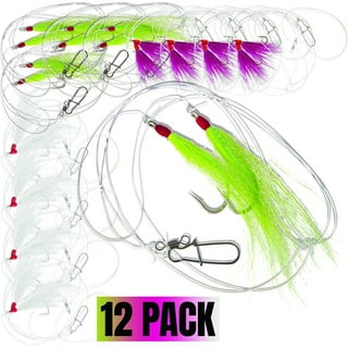 Fishing Rigs Fishing Flasher Lures Baits Hook with Luminous Beads