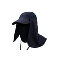 thumbnail image 1 of Fishing Hiking Hat Ear Flap Neck Cover Outdoor Wide Brim Sun Bucket Cap, 1 of 8