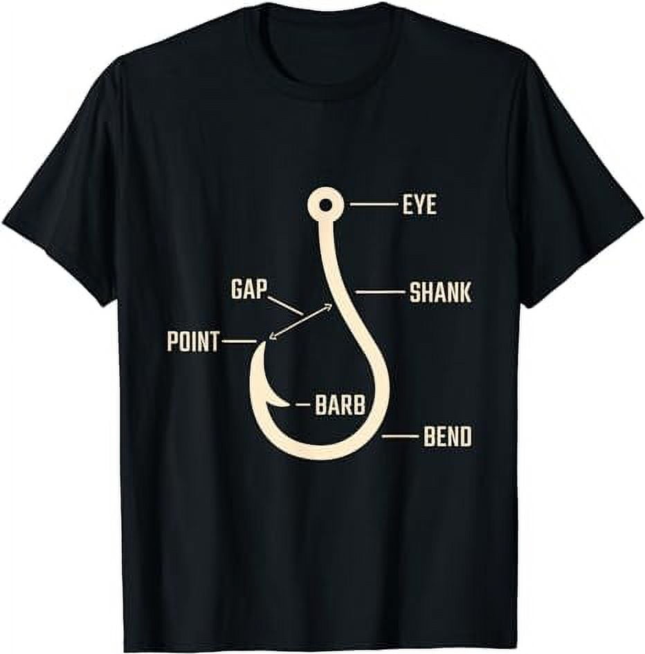 Fishing Hook Anatomy TShirt