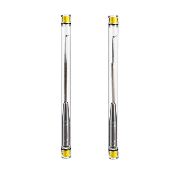 Fishing Hook Remover for Anglers, Metal Unhooking Tool for Deep Hooked Fish, Fishing Gear Extractor with Grip Handle, 2 Pieces