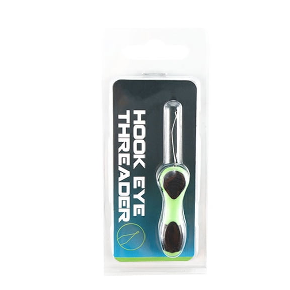 Fishing Hook Threader Fly Fishing Knot Tying Tool Bobbin Threader Needle Threader Wire Pulling Hook Fishing Accessories