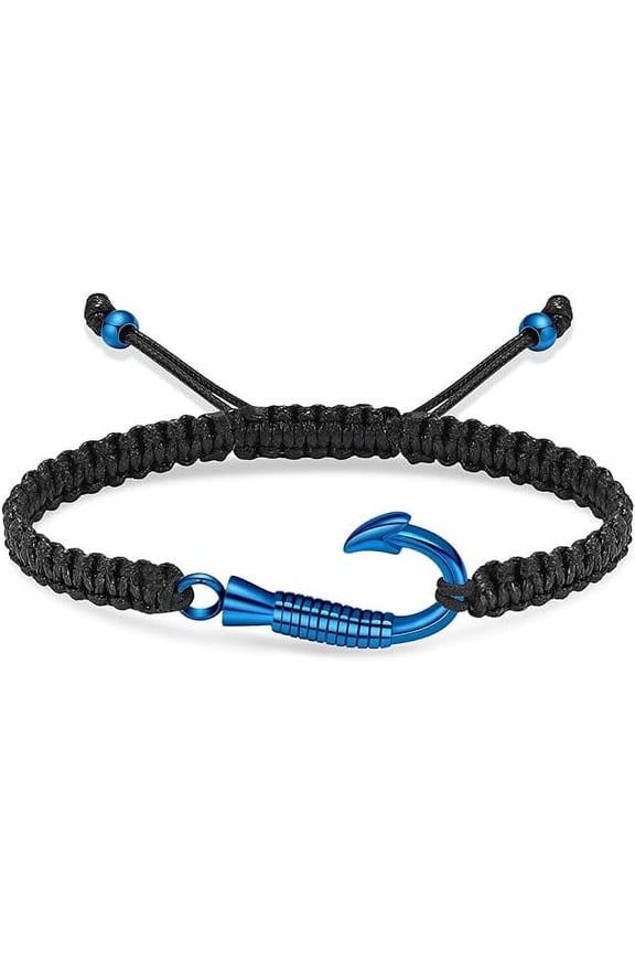 Fishing Hook Urn Bracelet Keepsake Jewelry 316L Stainless Steel Fish Hook Urn Cremation Bangle Ashes Urn Holder Memorial Jewelry Unisex