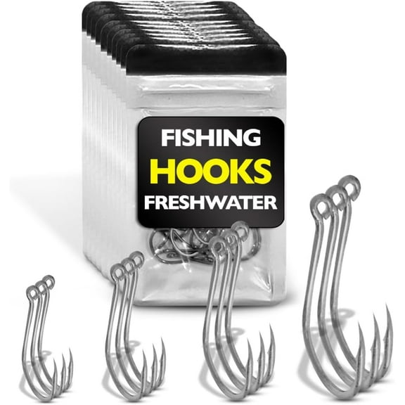 Fishing Hooks Freshwater - Trout - Crappie - Bluegill - Bass - Panfish - Walleye - Perch - Sunfish