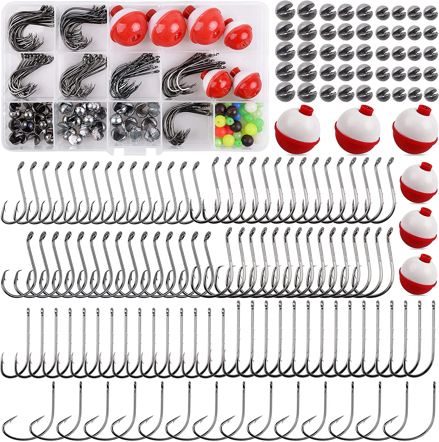 Eagle Claw Catfish Tackle Kit, 38 Pieces of Assorted Tackle